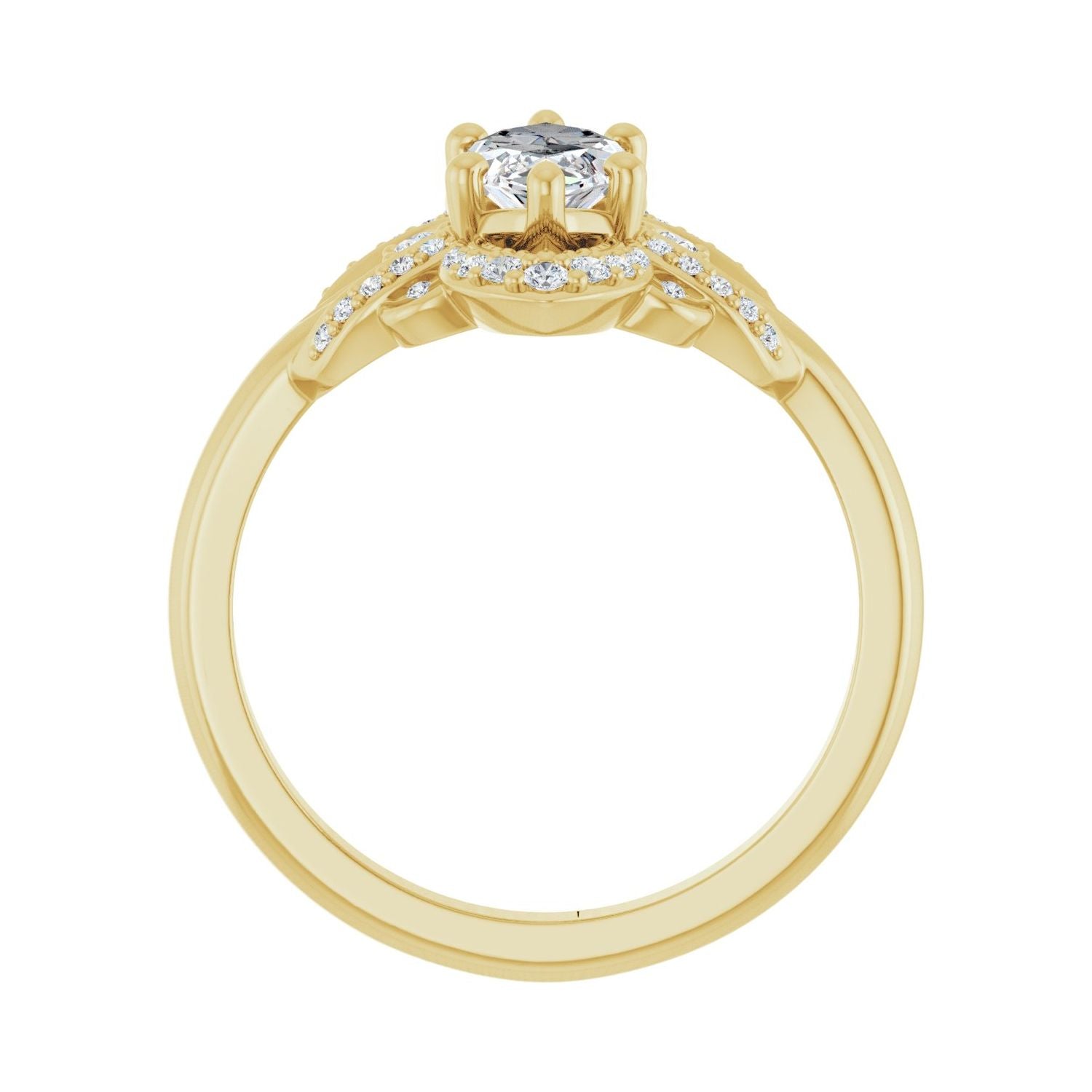 Emelia — yellow gold