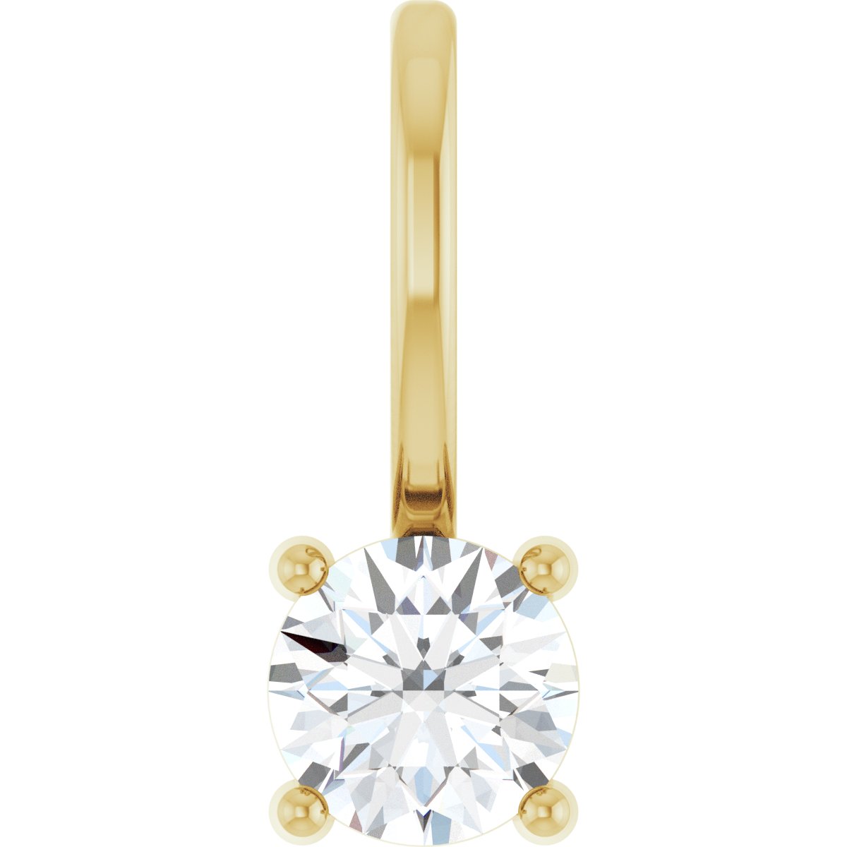 Solitaire Birthstone Charm