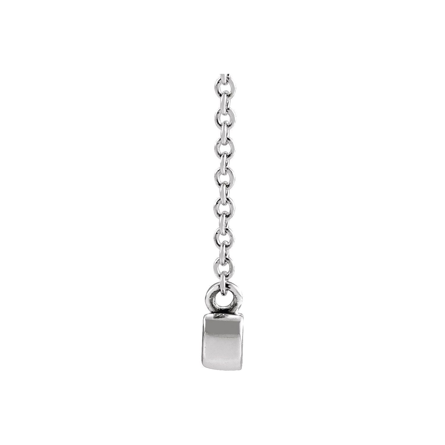 Petite Mama Necklace — white gold