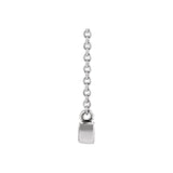 Petite Mama Necklace — white gold