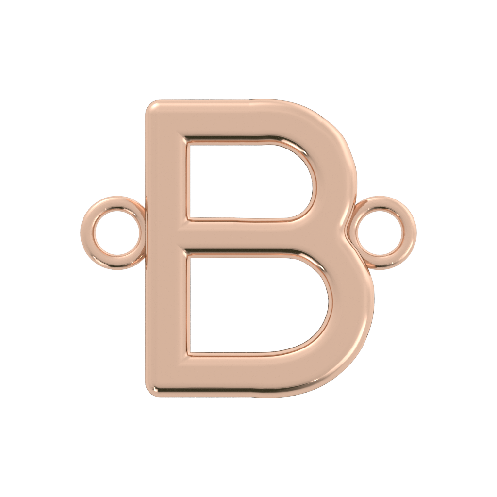 Initial Letter Connector  (14k Gold)