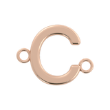 Initial Letter Connector  (14k Gold)