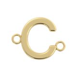 Initial Letter Connector  (14k Gold)