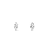 Marquise Cut Diamond Solitaire Earrings Lab-Grown