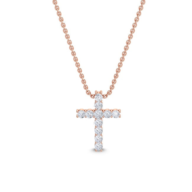 Diamond Cross with Chain