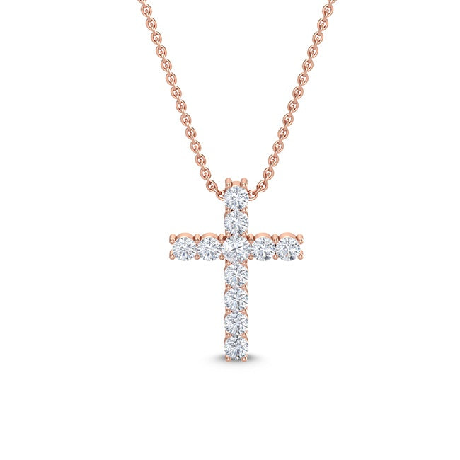 Diamond Cross with Chain