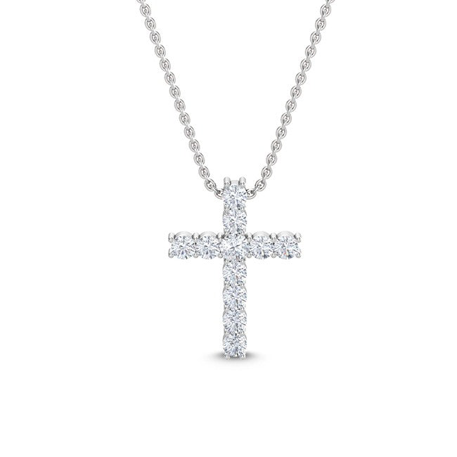 Diamond Cross with Chain