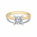 1 Carat Princess Cut Lab Grown Solitaire