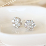 Diamond Cluster Earrings