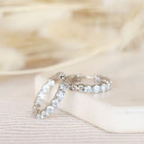 Inside Out Diamond Hoop Earrings (3.50 carat tw)