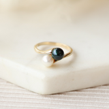 Classic Gold Pearl Ring