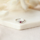 Modern Ruby Ring