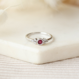Modern Ruby Ring