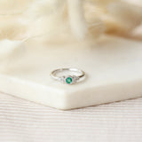 Modern Emerald Ring