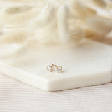 1.00 Carat TW Round Natural Diamond Solitaire Earrings