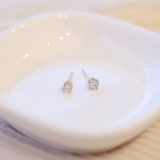 1.25 Carat TW Round Diamond Solitaire Earrings