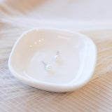 Pearl Solitaire Earrings