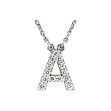 Diamond Initial Pendant