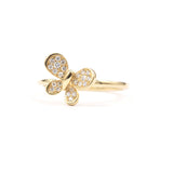 14KY and Natural Diamond (.14 ctw) Butterly Ring