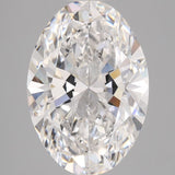 3.04 ct Oval Lab-Grown Diamond, D VS1