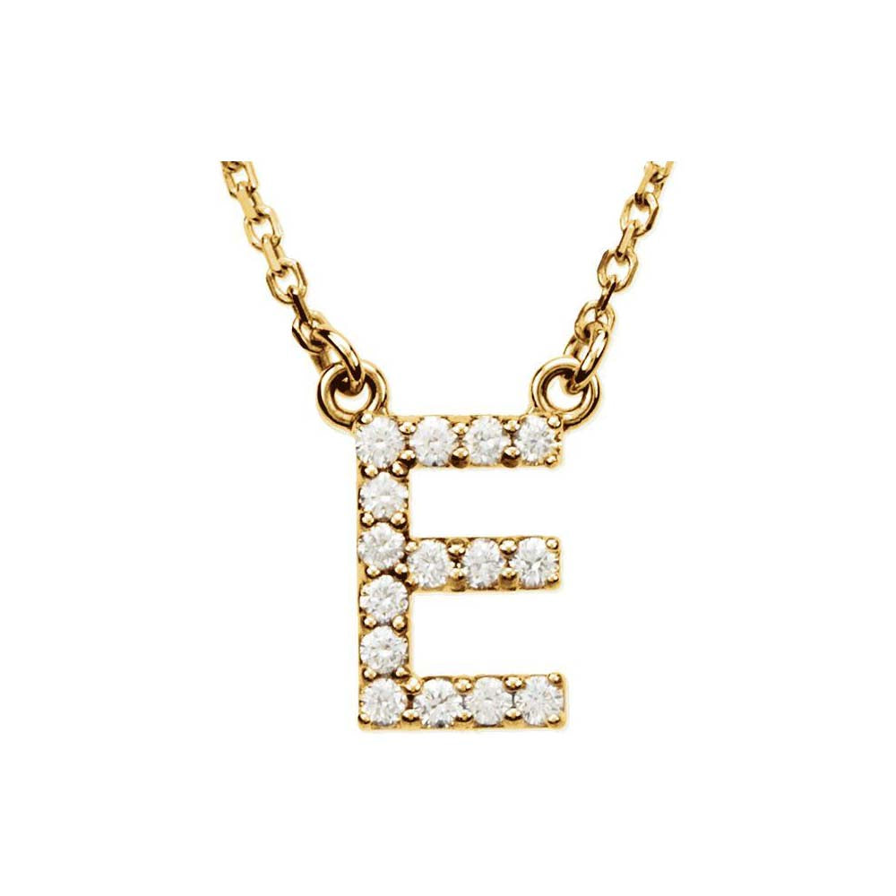 Diamond Initial Pendant