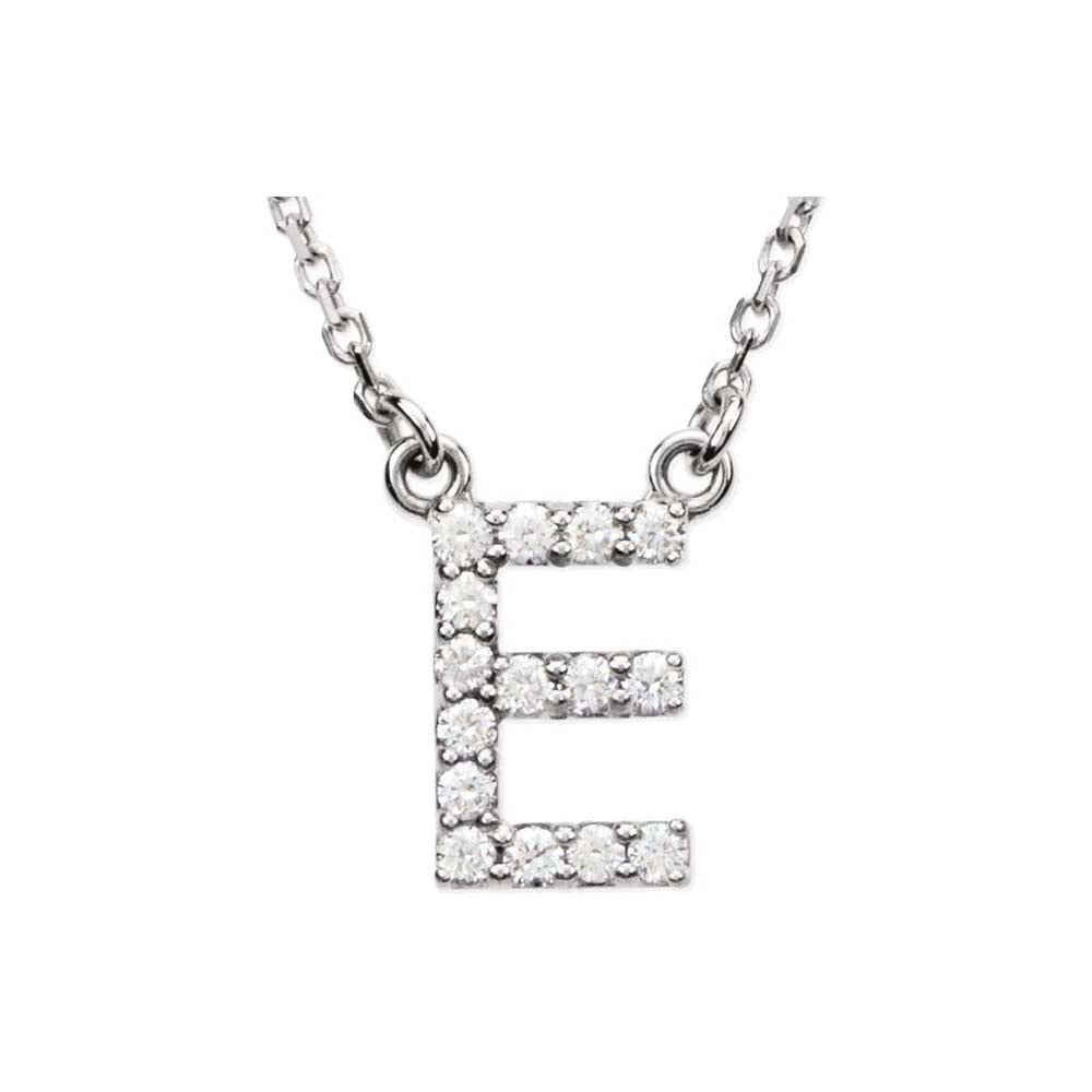 Diamond Initial Pendant