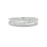 14KW White Gold and Natural Diamond Ring (5/8 ctw)