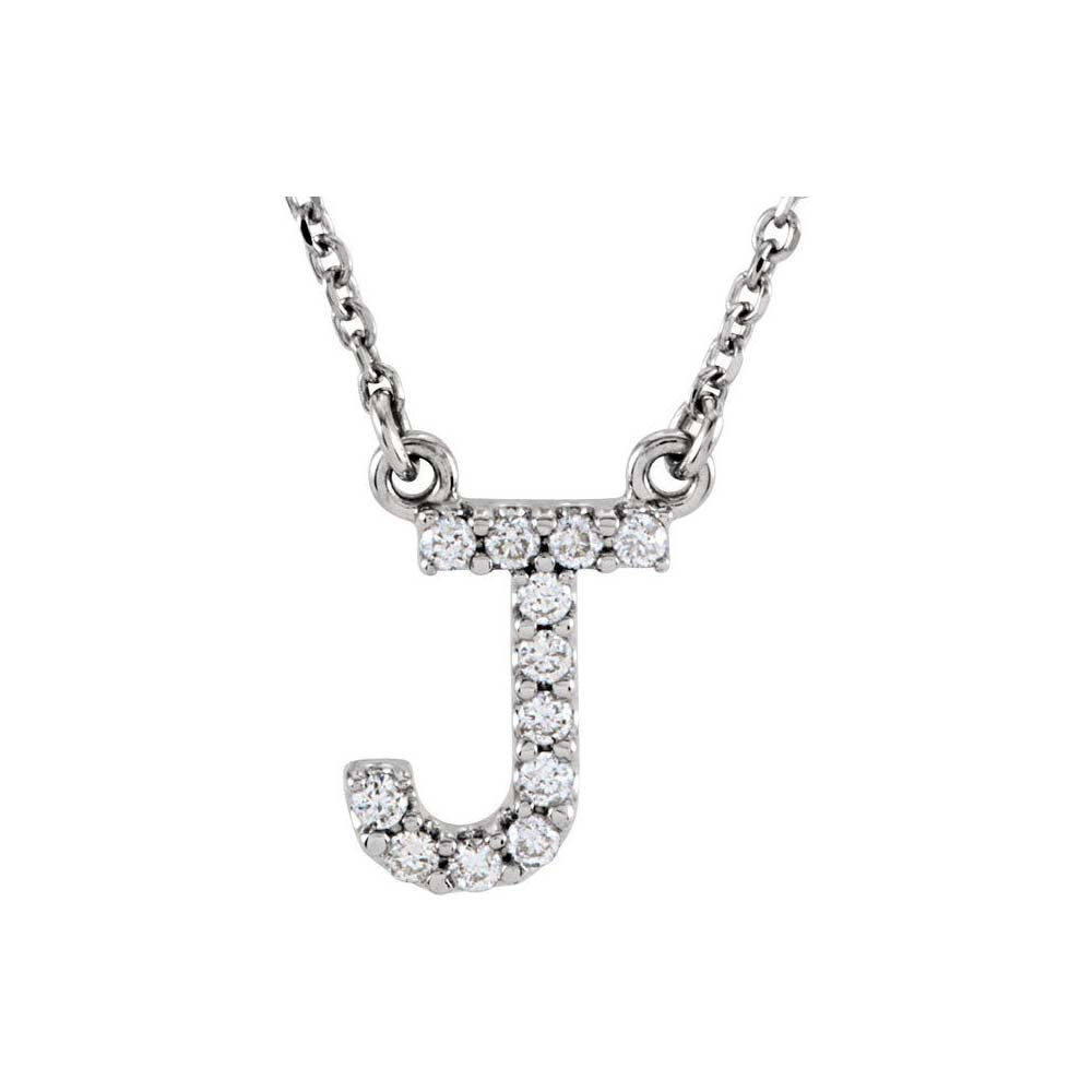 Diamond Initial Pendant