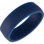 Silicone Comfort-Fit Band, Navy