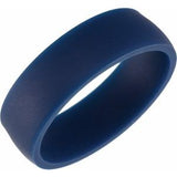 Silicone Comfort-Fit Band, Navy