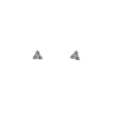 Three Stone Diamond Earring Cluster