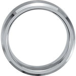Stainless Steel Beveled-Edge Inlay Band