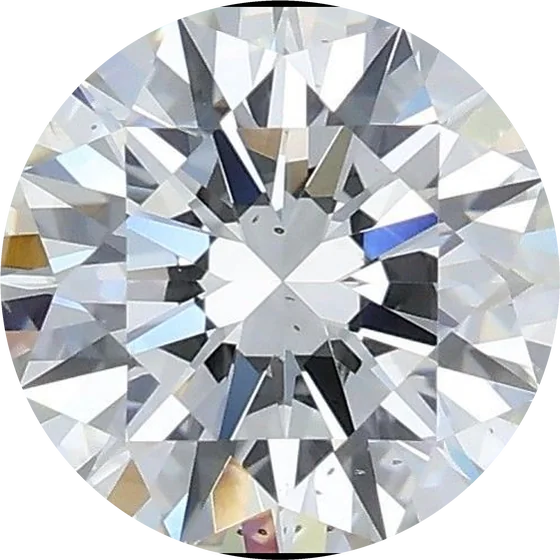 A real diamond of this clarity grade